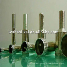 high quality diamond electroplated glass core drill bit